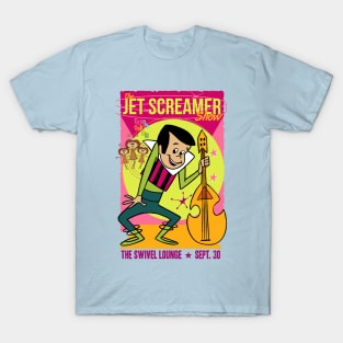 Jet Screamer: Live at the Swivel Club show poster T-Shirt